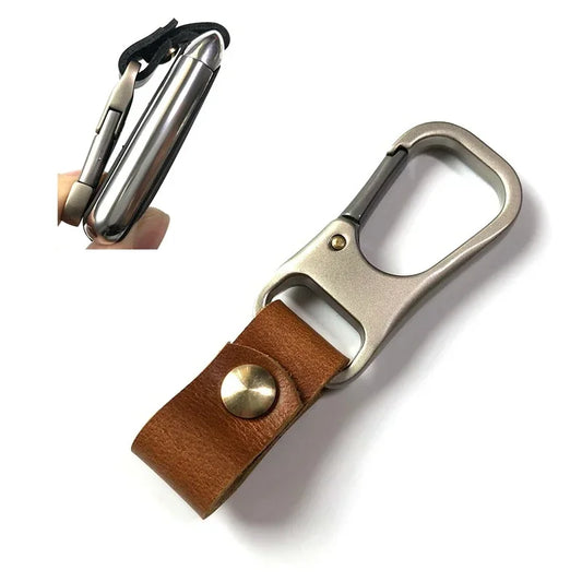 Genuine Cowhide Leather Keychain