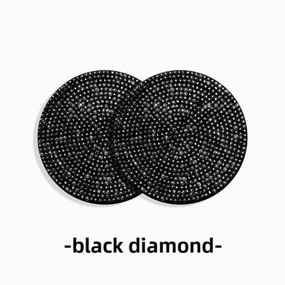 2Pcs Diamond Car Coaster