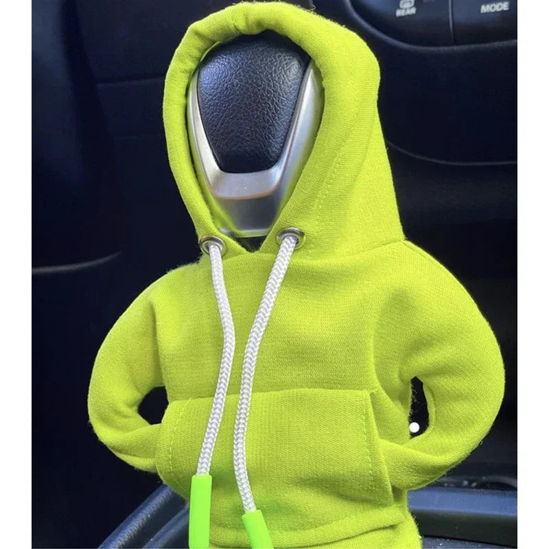 Fashion Hoodie Car Cute Cartoon Gear Shift Knob Cover