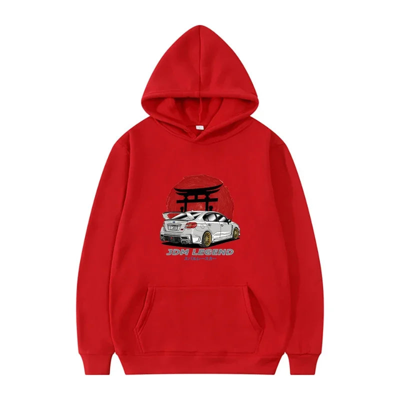 Jdm Subaru Performance Car Hoodie Sportswear