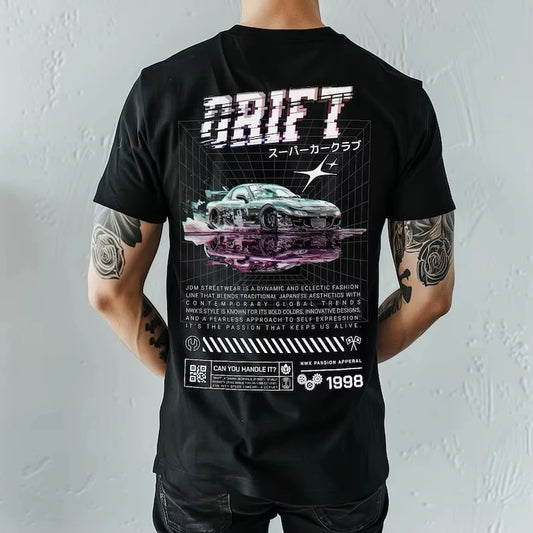JDM Japan Streetwear Car T-Shirt - RX7 DRIFT Turbo