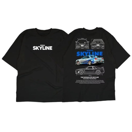 Summer New T-shirts American Retro Short-sleeved
