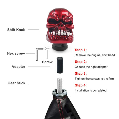 Universal Skull Gear Shift Knob