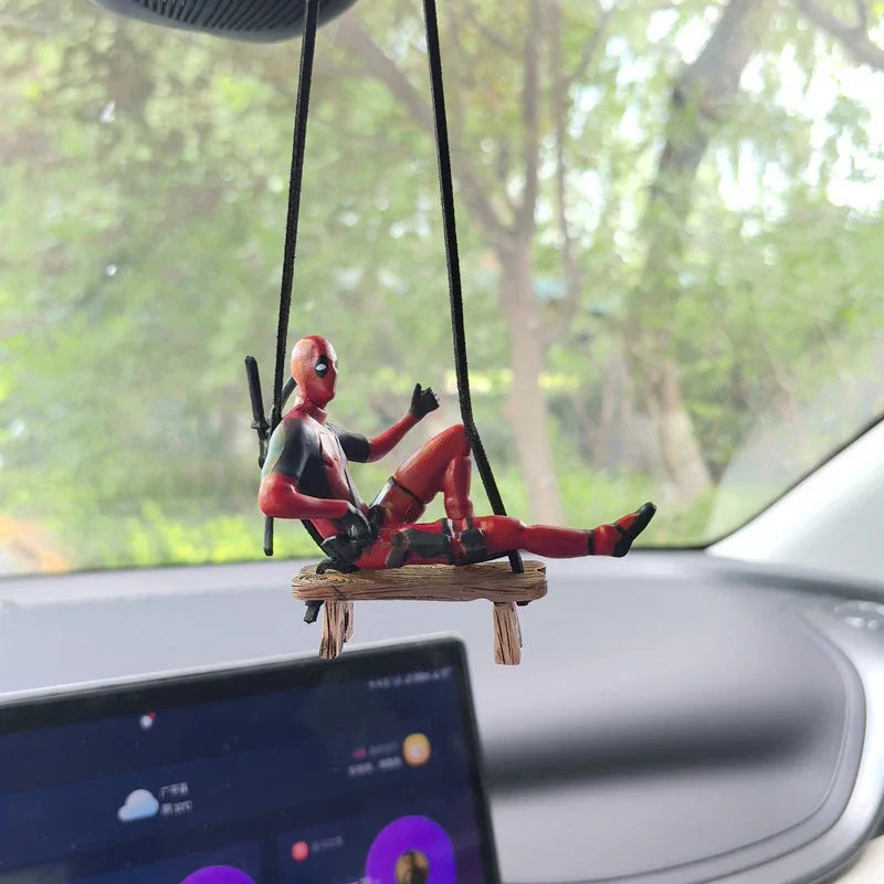 Cartoon Deadpool Car Pendant