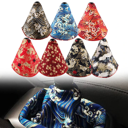 JDM Samurai Style Canvas Universal Shift Lever Knob Boot
