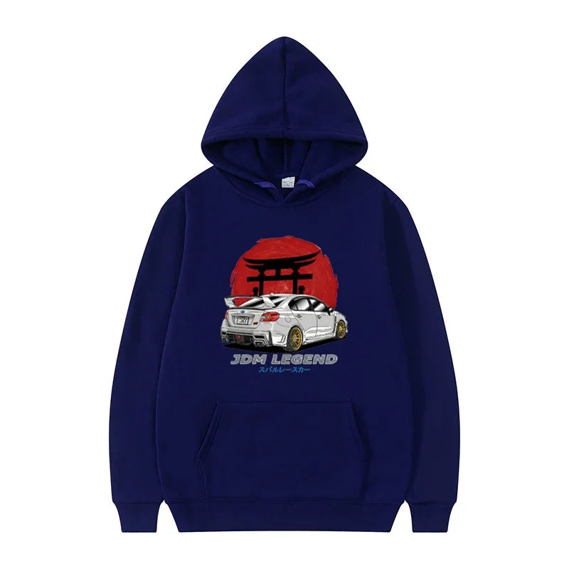 Jdm Subaru Performance Car Hoodie Sportswear