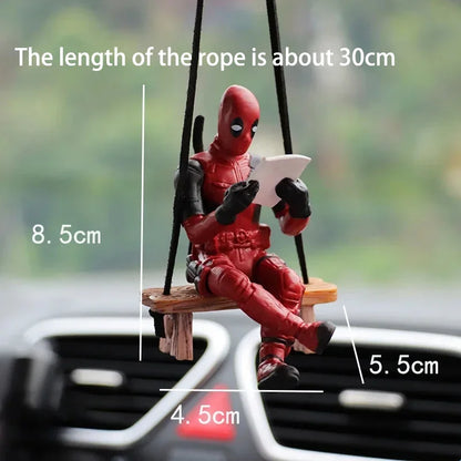 Cartoon Deadpool Car Pendant