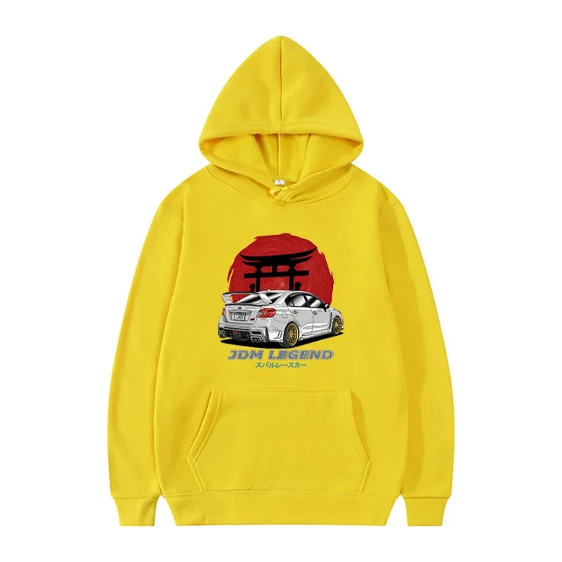 Jdm Subaru Performance Car Hoodie Sportswear